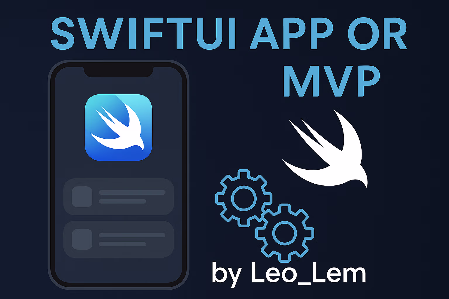 SwiftUI MVP App with Local Data & Animations